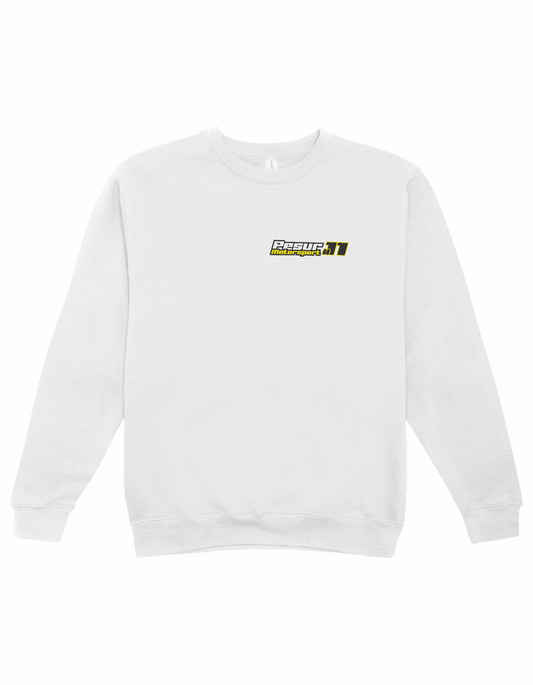 “Drifters Club” crewneck | Unisex | White - Pesur Motorsport