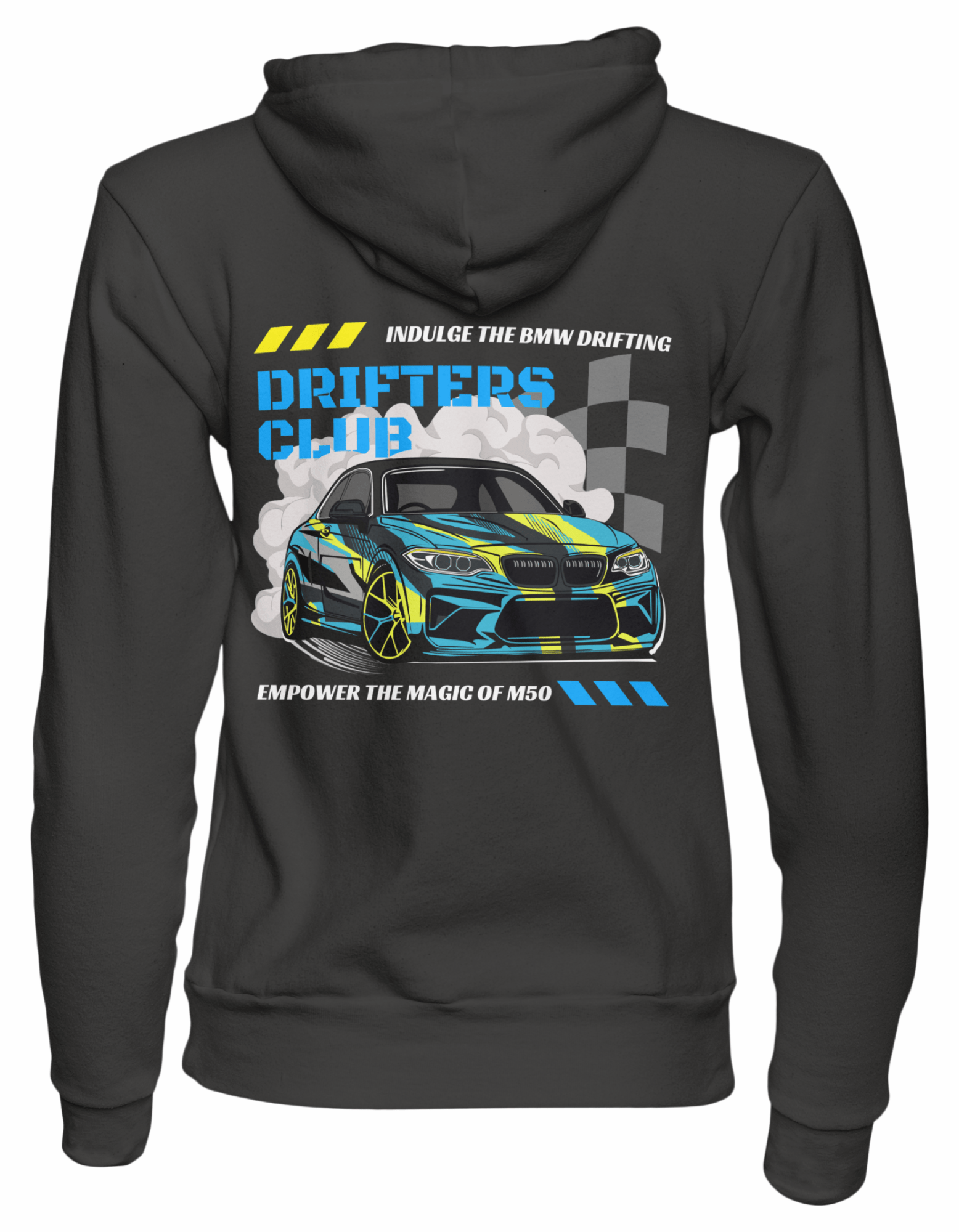 Hoodie “Drifters Club” | Black - Pesur Motorsport