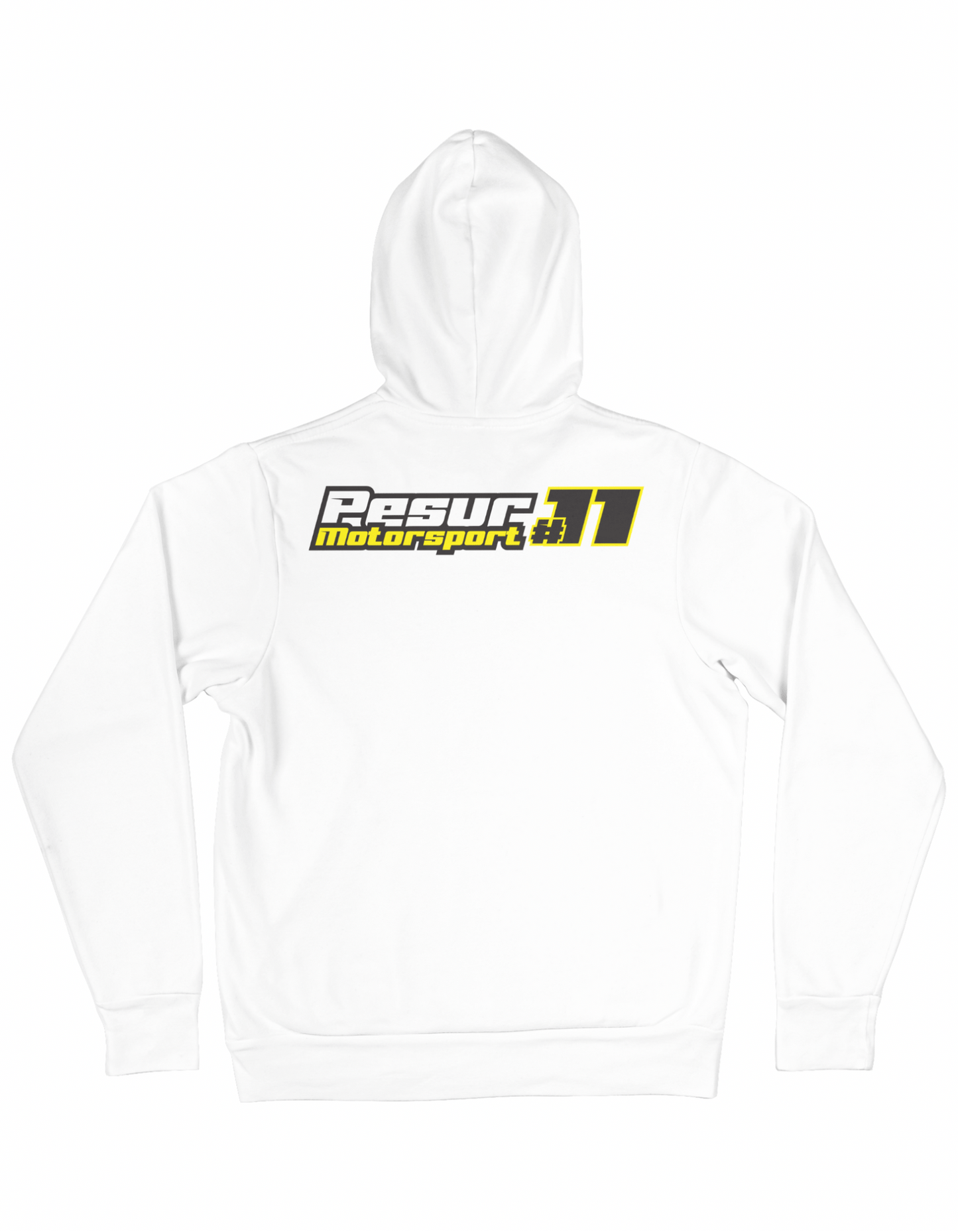 Hoodie “Drifting & Racing” | White - Pesur Motorsport