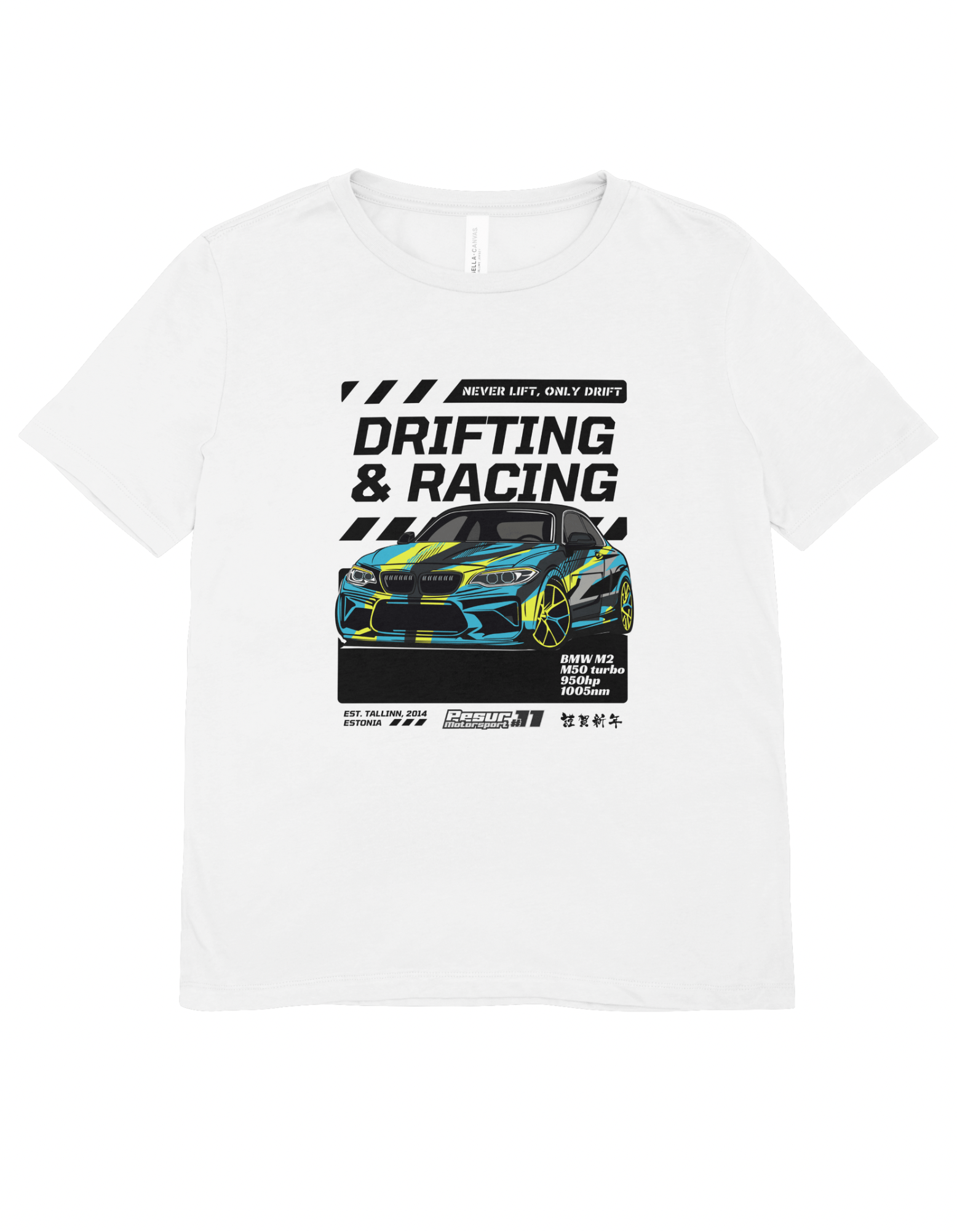 Kids T-shirt “Drifting & Racing” - Pesur Motorsport